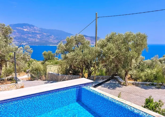 Firnaz 1 Bedroom Seaview With Private Pool * Kalkan